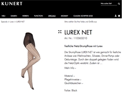 Kunert Lurex Net