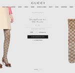 Screenshot Gucci Strumpfhose mit GG Muster