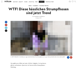 instyle.de hält Logo-Strumpfhosen für hässlich