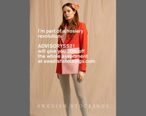 Mitglied im Swedish Stockings Advisory Board