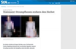 Statement-Strumpfhosen in den Stuttgarter Nachrichten