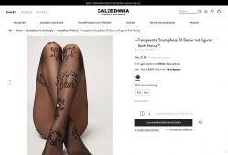 Calzedonia Strumpfhose mit Keith Haring Figuren