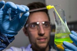 Mitarbeiter im Labor