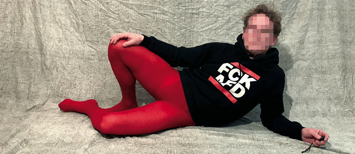 Banner mit Anti AFD Kleidung